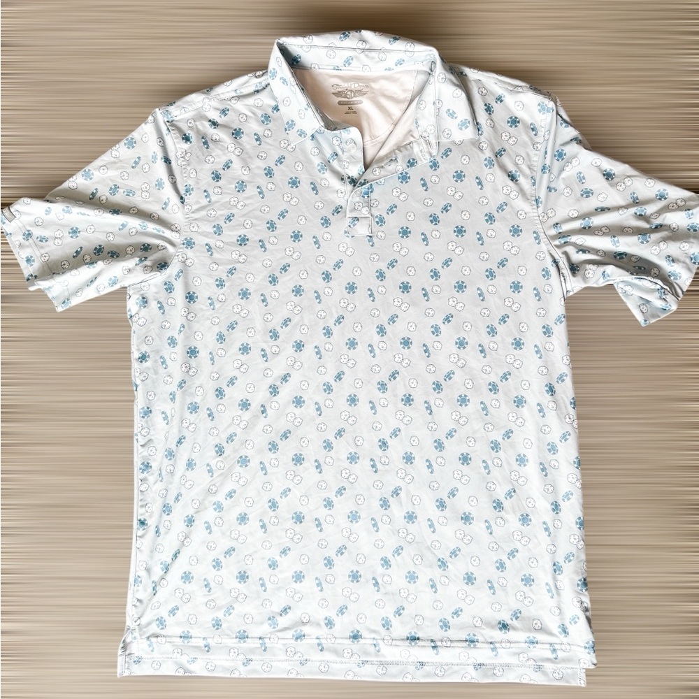 Straight Down Men’s Short Sleeve Performance Polo